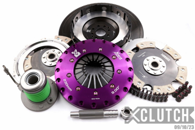 XClutch 11-14 Ford Mustang GT 5.0L 9in Twin Solid Ceramic Clutch Kit - XKFD23655-2E