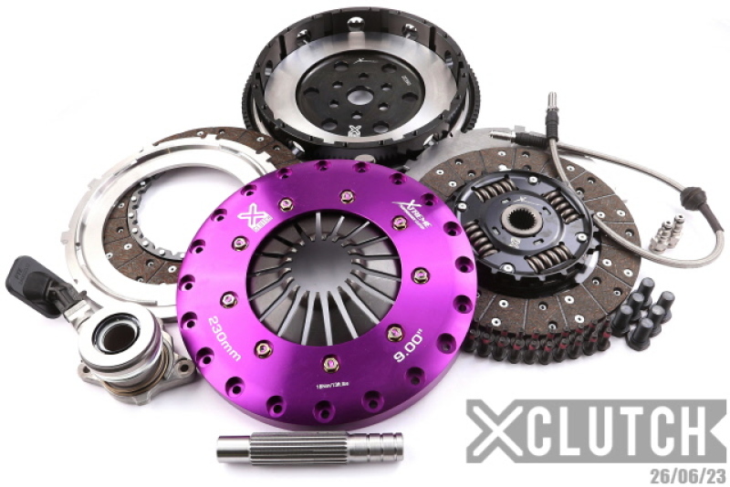 XClutch 13-18 Ford Focus ST 2.0L 9in Twin Sprung Organic Clutch Kit - XKFD23659-2A