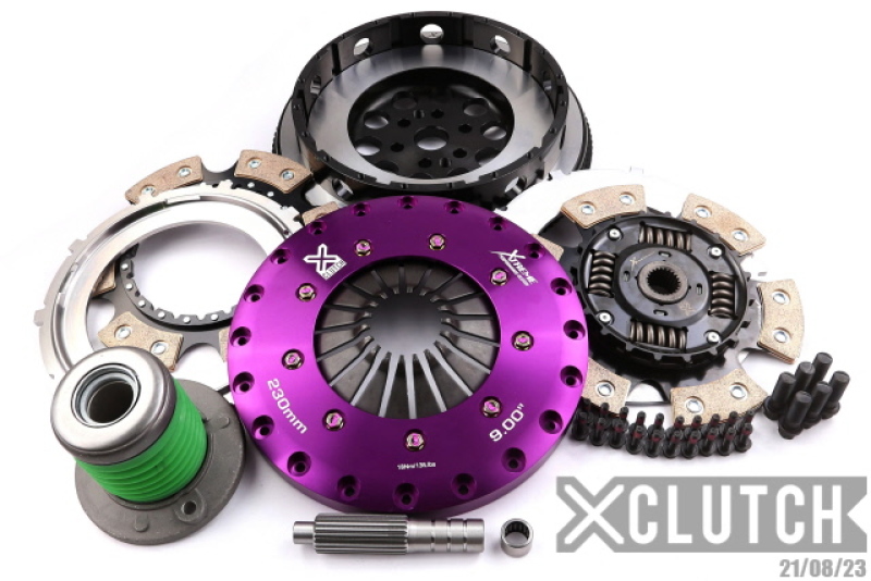 XClutch 15-23 Ford Mustang EcoBoost Premium 2.3L 9in Twin Sprung Ceramic Clutch Kit - XKFD23697-2B