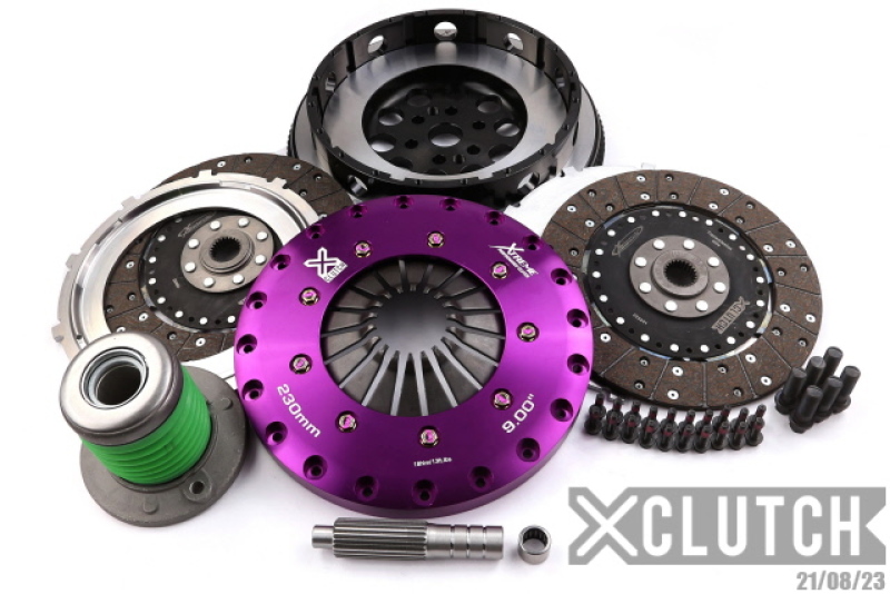 XClutch 15-23 Ford Mustang EcoBoost Premium 2.3L 9in Twin Solid Organic Clutch Kit - XKFD23697-2G