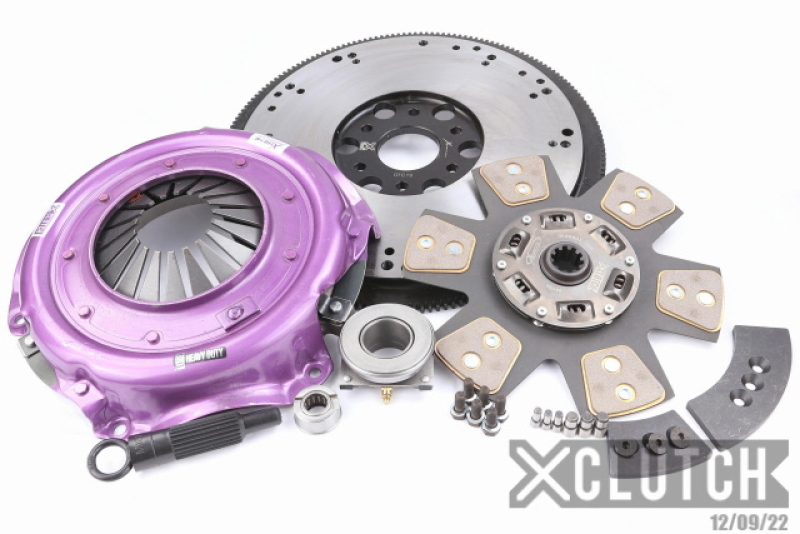 XClutch 68-70 Ford Mustang Base 7.0L Stage 2X Sprung Ceramic Clutch Kit - XKFD28528-1BX