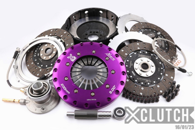 XClutch 09-15 Cadillac CTS V 6.2L 9in Triple Solid Organic Clutch Kit - XKGM23633-3G