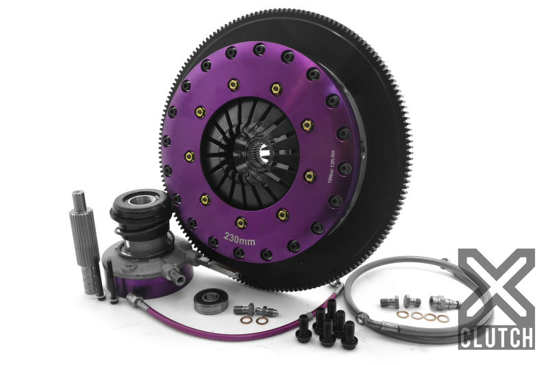 XClutch 10-15 Chevrolet Camaro 6.2L 9in Twin Solid Organic Clutch Kit - XKGM23639-2G