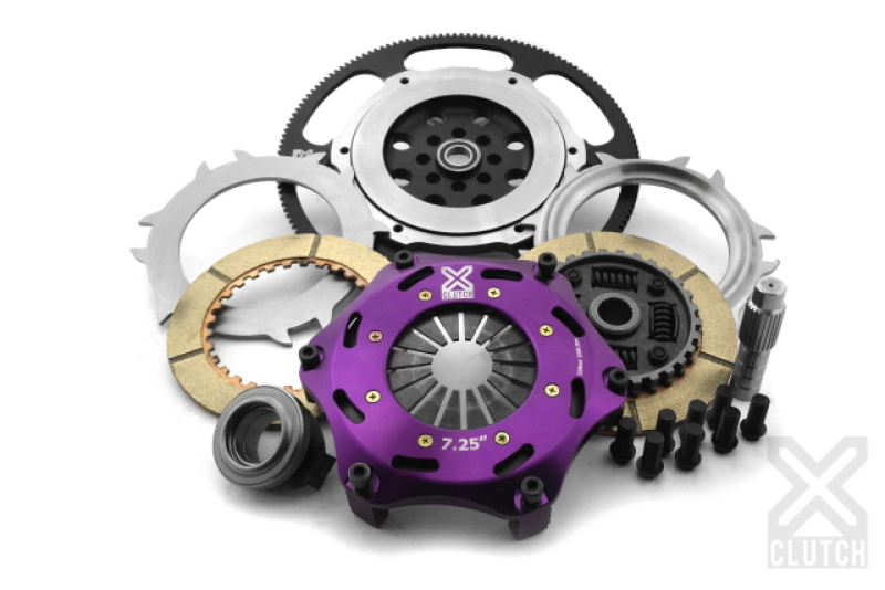 XClutch 17-21 Honda Civic Type R 2.0L 7.25in Twin Sprung Ceramic Clutch Kit - XKHN18537-2B