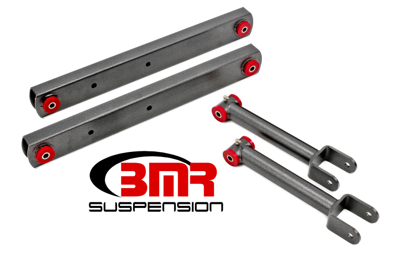 BMR 64-67 A-Body Non-Adj. Rear Suspension Kit - Black Hammertone - RSK002H