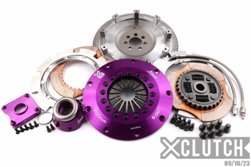 XClutch 07-17 Mitsubishi Lancer EVO X 2.0L 8in Twin Sprung Ceramic Clutch Kit - XKMI20683-2B