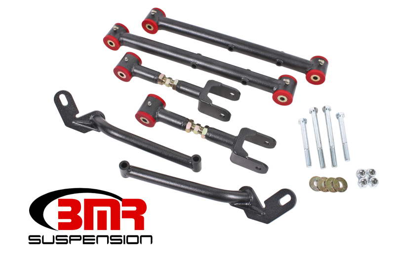 BMR 78-87 G-Body Adj. Rear Suspension Kit - Black Hammertone - RSK028H