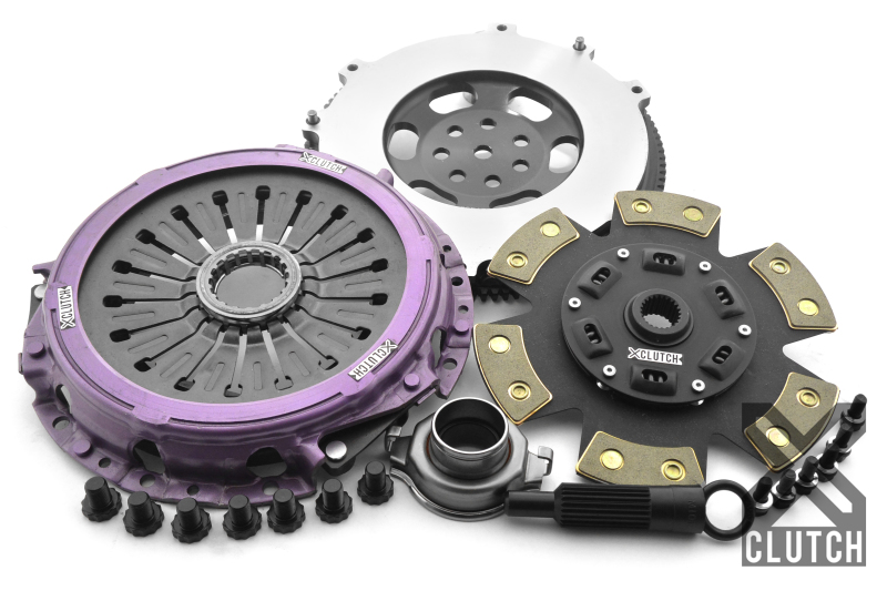 XClutch 1997 Mitsubishi Lancer EVO IV 2.0L Stage 2 Sprung Ceramic Clutch Kit - XKMI24522-1B