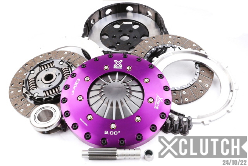 XClutch 06-07 Mazda Mazdaspeed 3 2.3L Turbo 10.5in Twin Sprung Organic Clutch Kit - XKMZ23530-2A