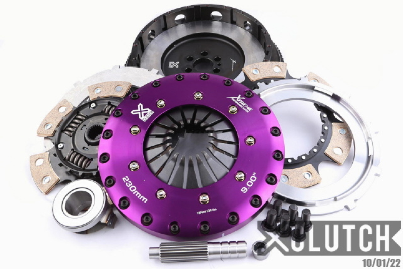 XClutch 06-07 Mazda Mazdaspeed 3 2.3L Turbo 9in Twin Sprung Ceramic Clutch Kit - XKMZ23530-2B