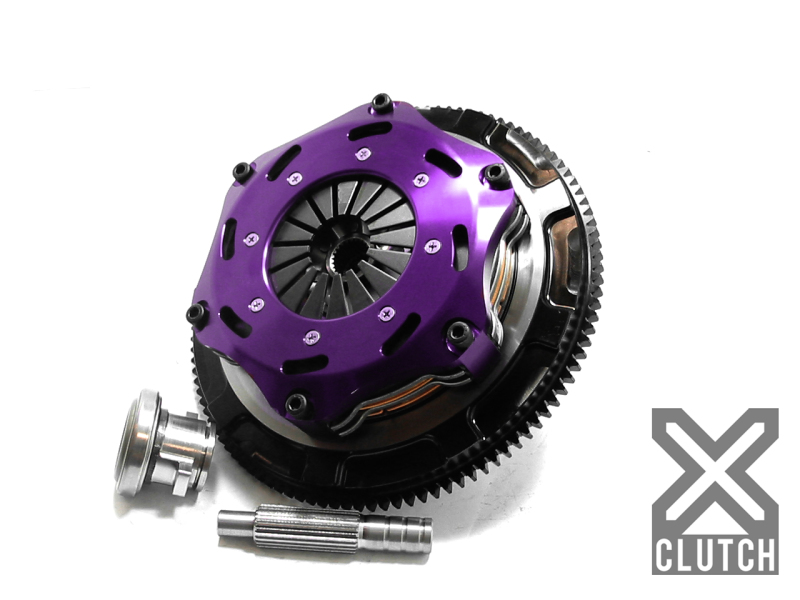 XClutch 89-94 Nissan Skyline GT-R 2.6L 7.25in Twin Solid Ceramic Clutch Kit - XKNI18520-2E