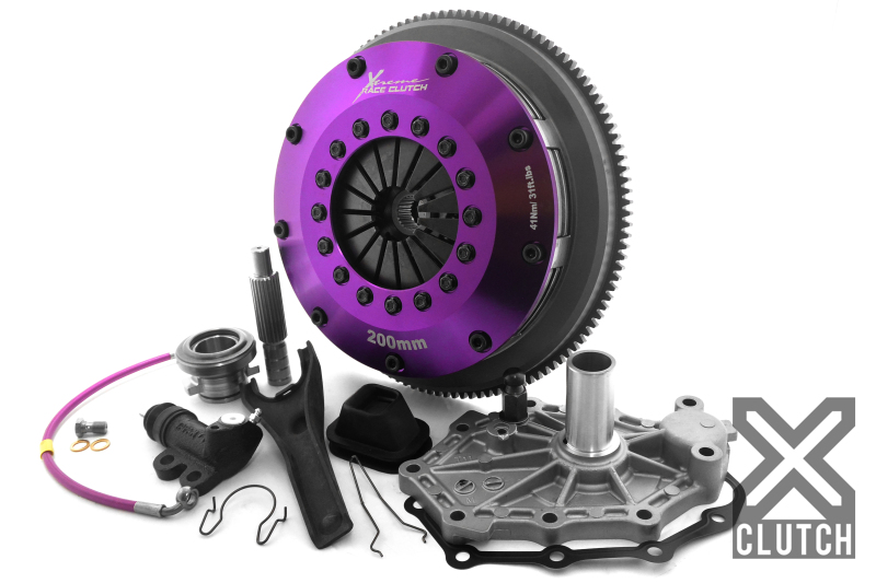 XClutch 01-02 Nissan Pathfinder SE 3.5L 8in Twin Sprung Ceramic Clutch Kit - XKNI20526-2B