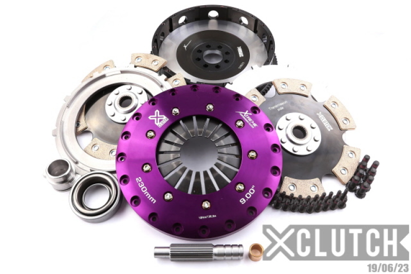 XClutch 91-98 Nissan 180SX S13 2.0L 9in Twin Solid Ceramic Clutch Kit - XKNI23531-2E