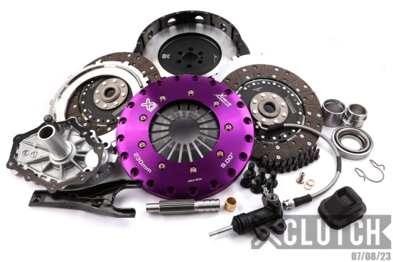 XClutch 01-02 Nissan Pathfinder SE 3.5L 9in Twin Solid Organic Clutch Kit - XKNI23582-2G