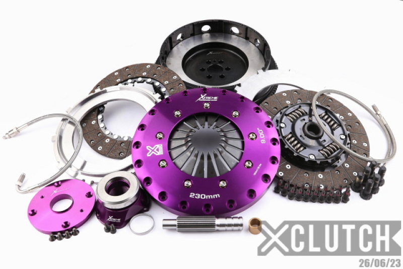 XClutch 99-02 Nissan Skyline GT-R 2.6L 9in Twin Sprung Organic Clutch Kit - XKNI23683-2A