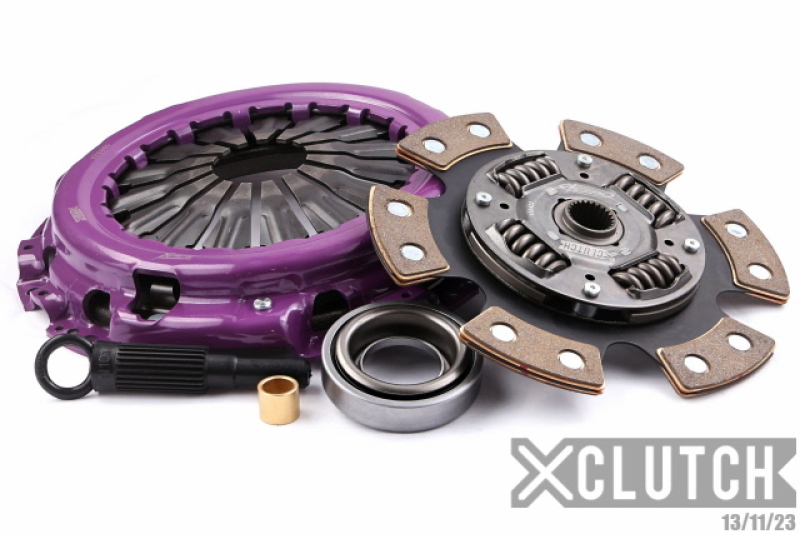 XClutch 89-94 Nissan Skyline GT-R 2.6L Stage 2R Extra HD Sprung Ceramic Clutch Kit - XKNI24007-1R