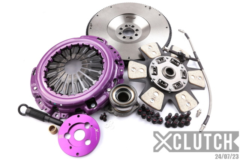 XClutch 09-20 Nissan 370Z Touring Sport 3.7L Stage 2 Sprung Ceramic Clutch Kit - XKNI25688-1B