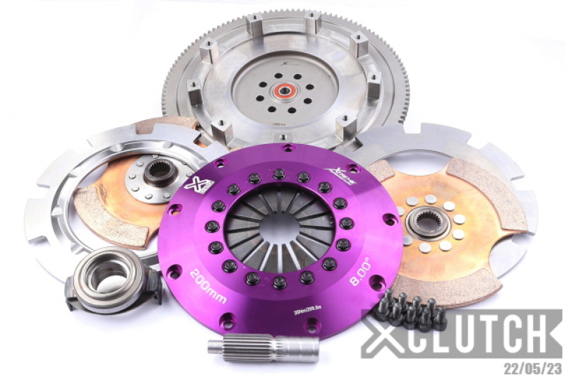 XClutch 15-17 Subaru WRX Base 2.0L 8in Twin Solid Ceramic Clutch Kit - XKSU20522-2E