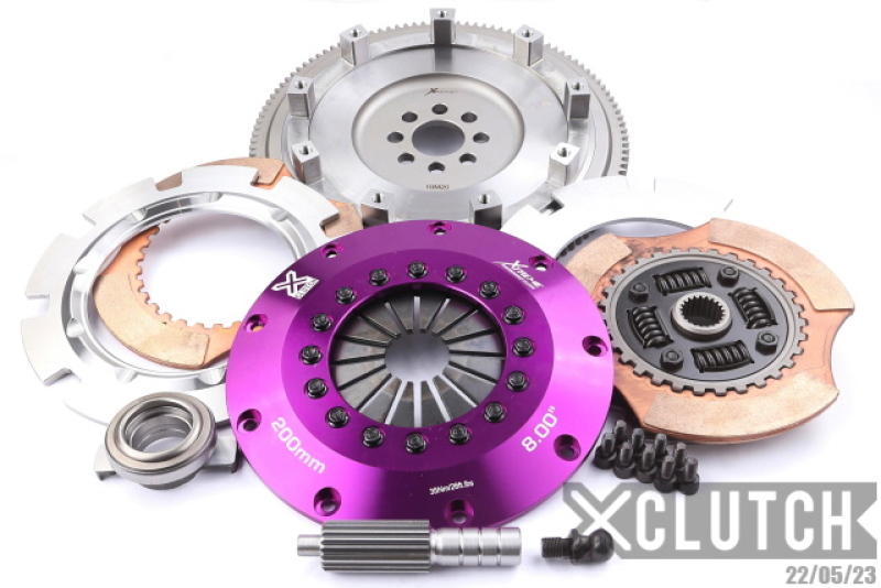 XClutch 88-93 Toyota Celica GTS All Trac 2.0L 8in Twin Solid Ceramic Clutch Kit - XKTY20520-2E