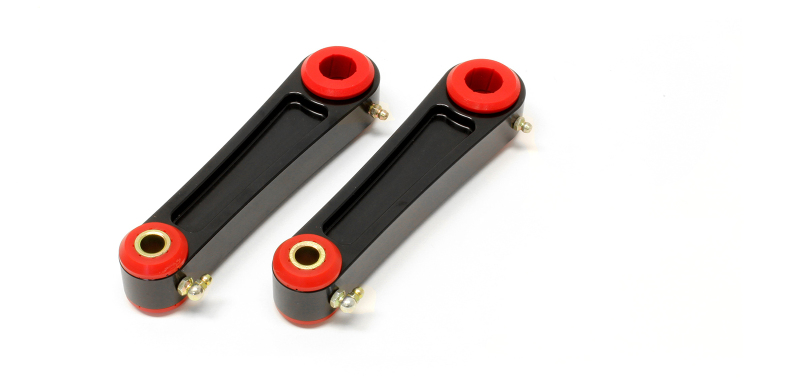 BMR 05-10 S197 Mustang Rear Billet Aluminum Sway Bar End Links - Black Anodized - SB025