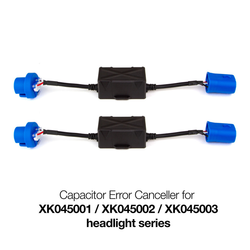 XK Glow Error Canceller Capacitor Lite Elite RBG Headlight Bulbs (2 in 1) - H1H3 - XK-EC-H1H3