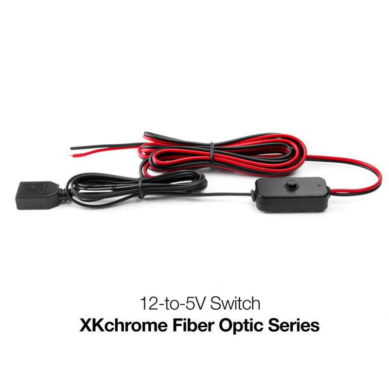 XK Glow 12V to 5V Switch for Fiber Optic Kits - XK-FO-12-TO-5