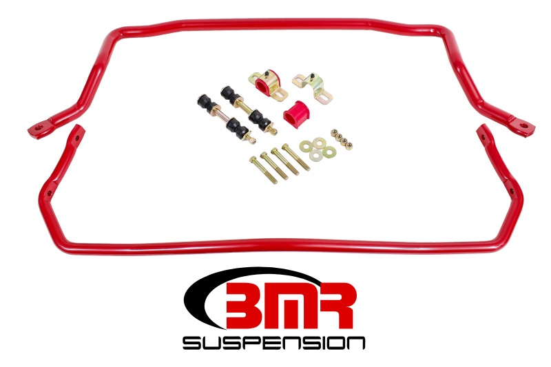 BMR 78-87 G-Body Front & Rear Sway Bar Kit w/ Bushings - Red - SB031R