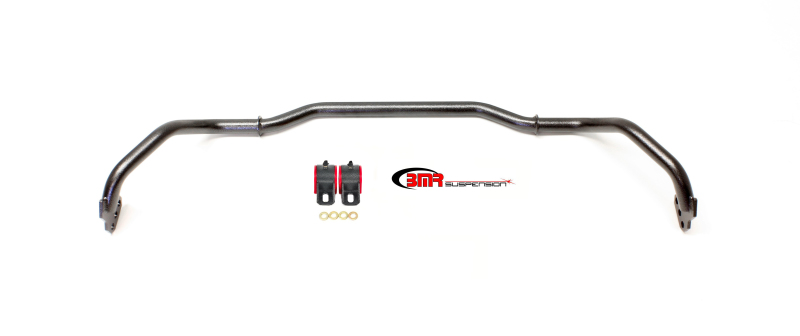 BMR 13-15 5th Gen Camaro Front Hollow 29mm Adj. Sway Bar Kit w/ Bushings - Black Hammertone - SB038H