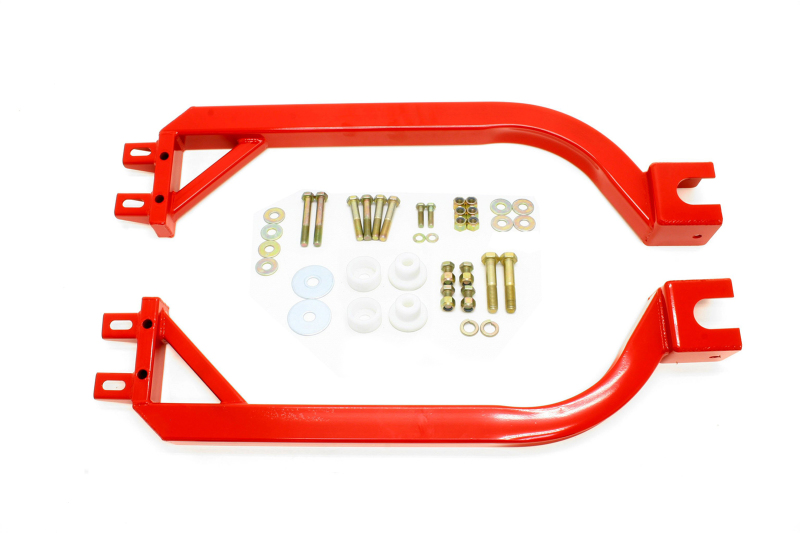 BMR 67-69 1st Gen F-Body Bolt-On Subframe Connectors - Red - SFC005R