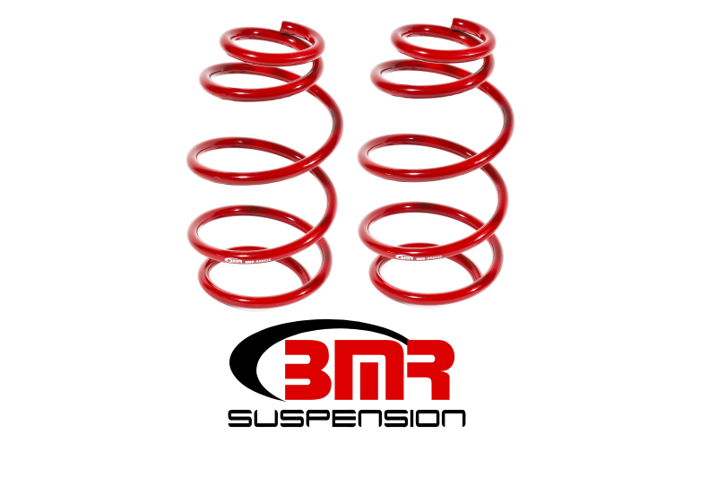 BMR 10-15 5th Gen Camaro V6 Front Lowering Springs - Red - SP053R