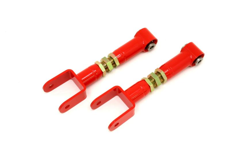 BMR 78-87 G-Body Upper Control Arms On-Car Adj. w/ Spherical Bearings - Red - UTCA016R