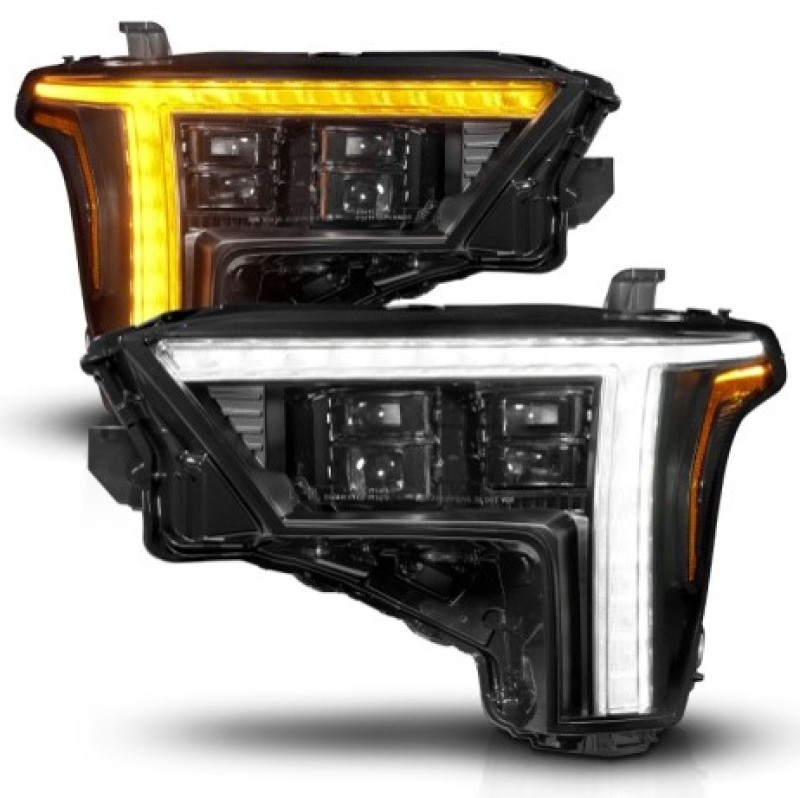 ANZO 22-24 Toyota Tundra (w/Factory LED Refl.) Z-Series Full LED Proj Headlights - Driver Side ONLY - 111599X-L