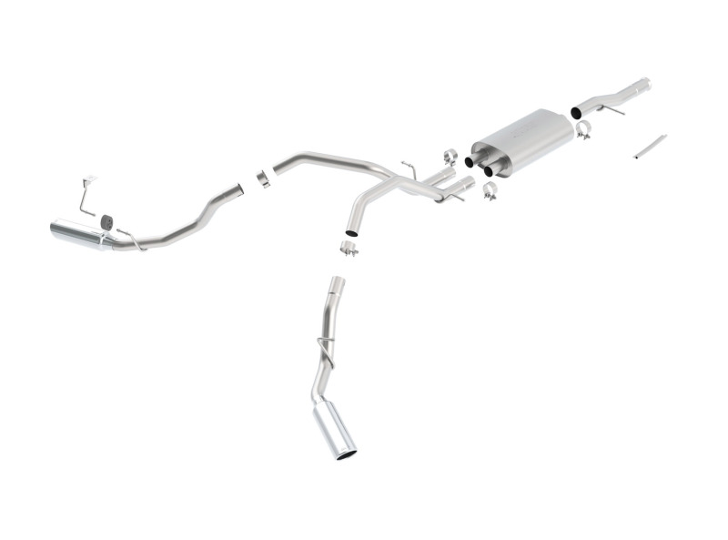 Borla 09-12 Chevrolet Silverado / 09-12 GMC Sierra 1500 WT/SLE/LT 4.8L/5.3L/6.0L SS Catback Exhaust - 140342