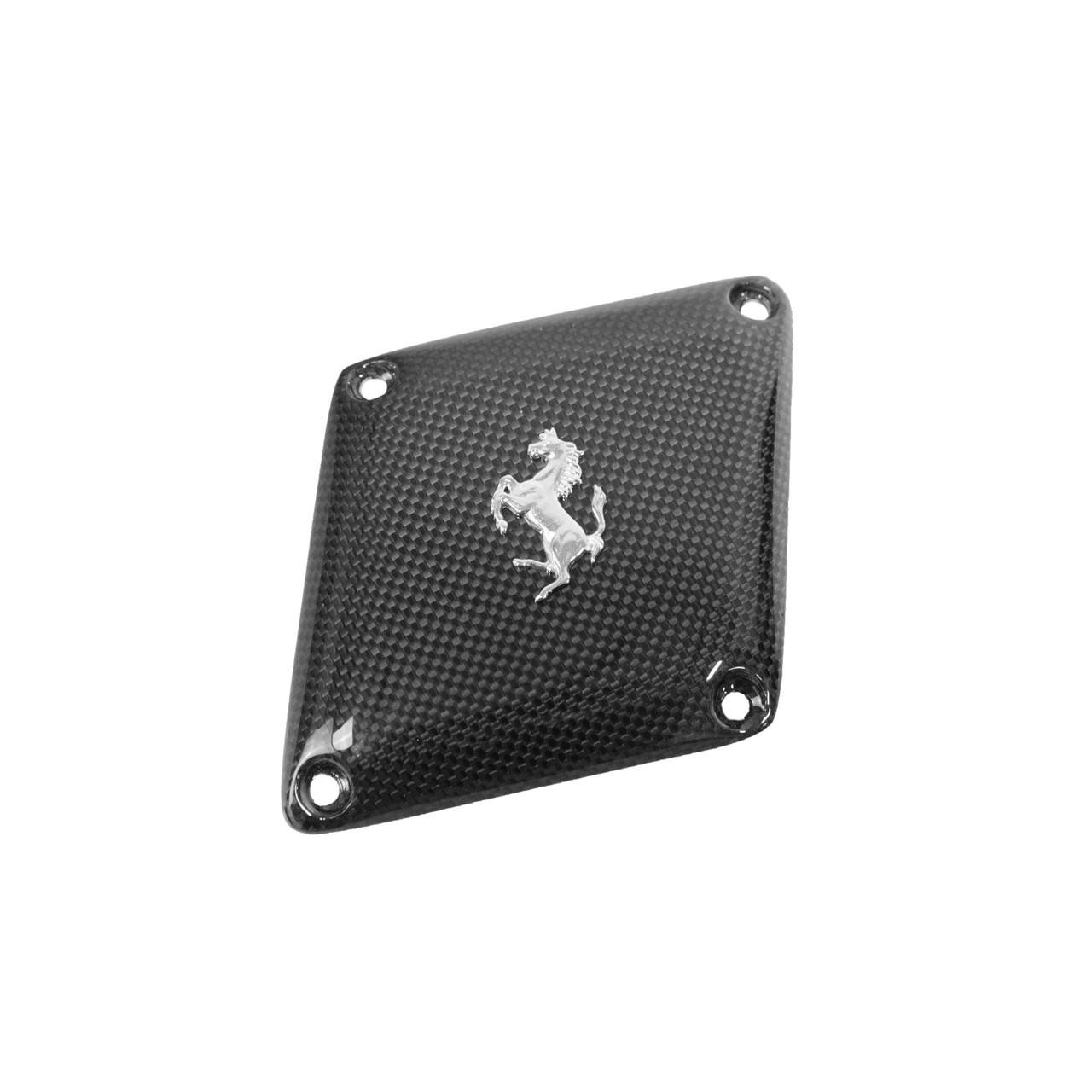 Fabspeed Carbon Fiber Engine Intake Compensation Panel Cover with Cavallino - Ferrari 360