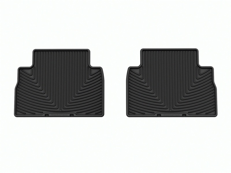 WeatherTech 21-23 Hyundai Santa Fe (Incl. 22-23 Plug-In Hybrid) Rear All-Weather Floor Mats - Black - W624