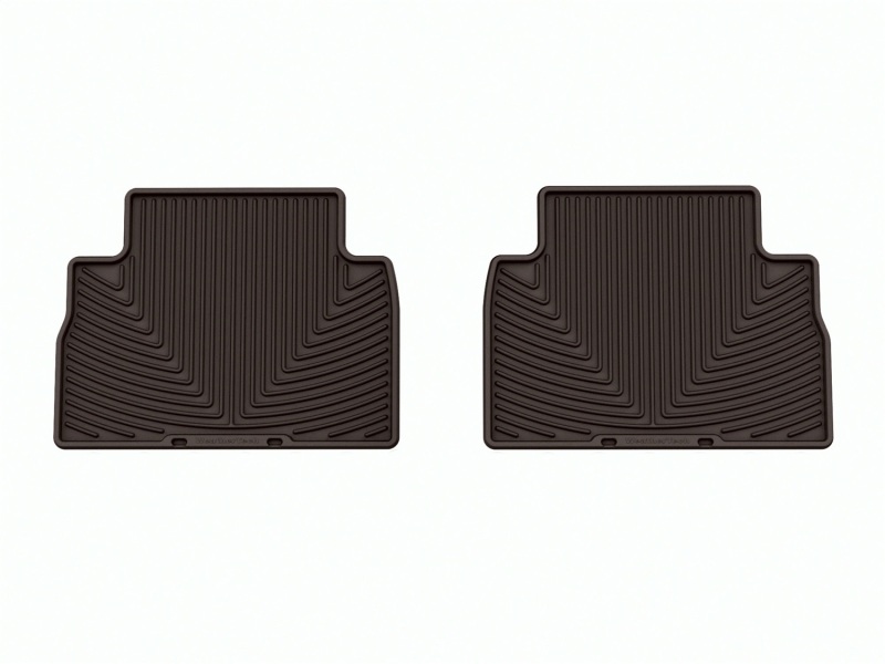 WeatherTech 21-23 Hyundai Santa Fe (Incl. 22-23 Plug-In Hybrid) Rear All-Weather Floor Mats - Cocoa - W624CO