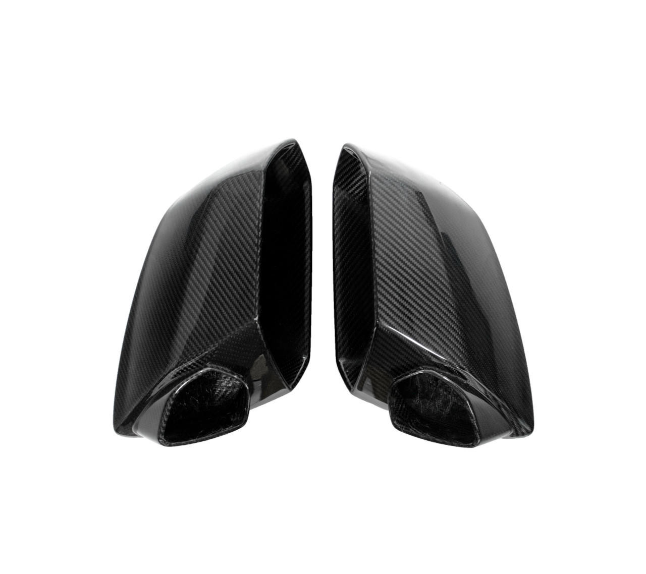 Fabspeed Carbon Fiber Outer Mirror Casing Replacements With Bases - Lamborghini Huracan