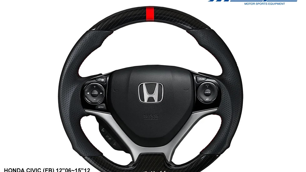 Buddy Club Sport Steering Wheel for 2012-2015 Civic