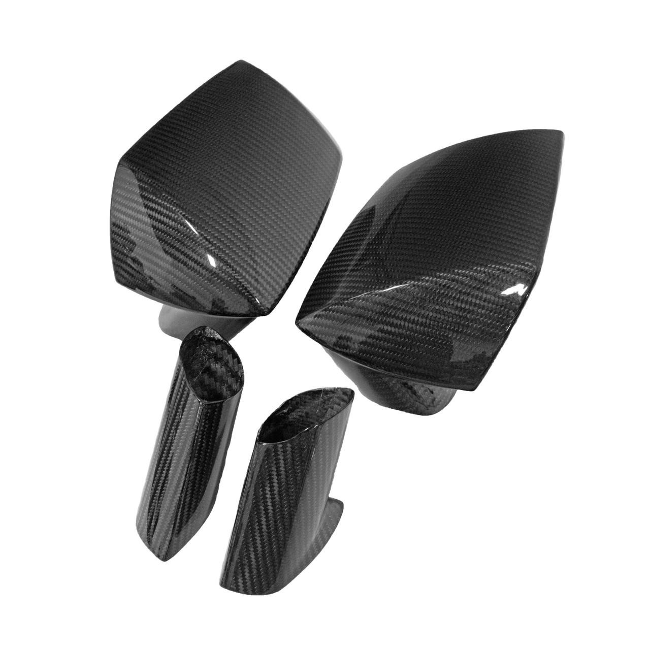 Fabspeed Carbon Fiber Mirror Housings and Bases - Lamborghini Aventador