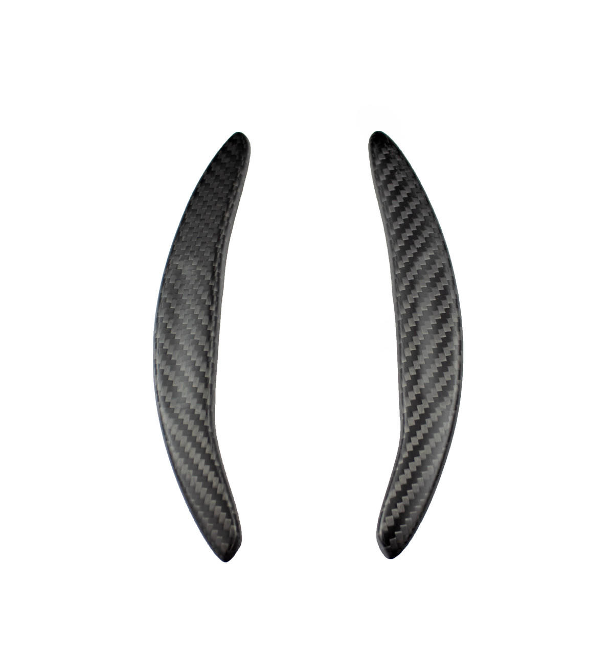 Fabspeed Carbon Fiber Gloss GT Style Extended Shifter Paddles - McLaren 570S/570GT/540C