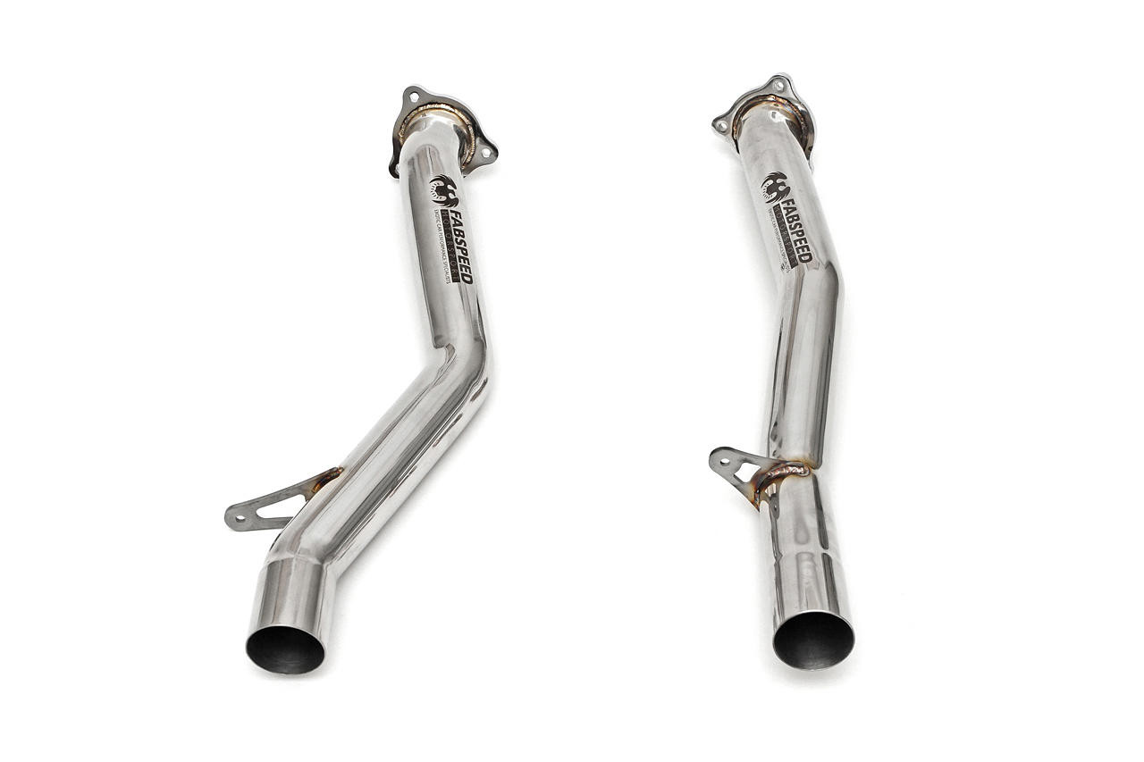 Fabspeed Porsche 958.2 Cayenne Turbo / Turbo S Secondary Competition Link Pipes (2015-2018)Fabspeed Porsche 958.2 Cayenne Turbo / Turbo S Secondary Competition Link Pipes (2015-2018)