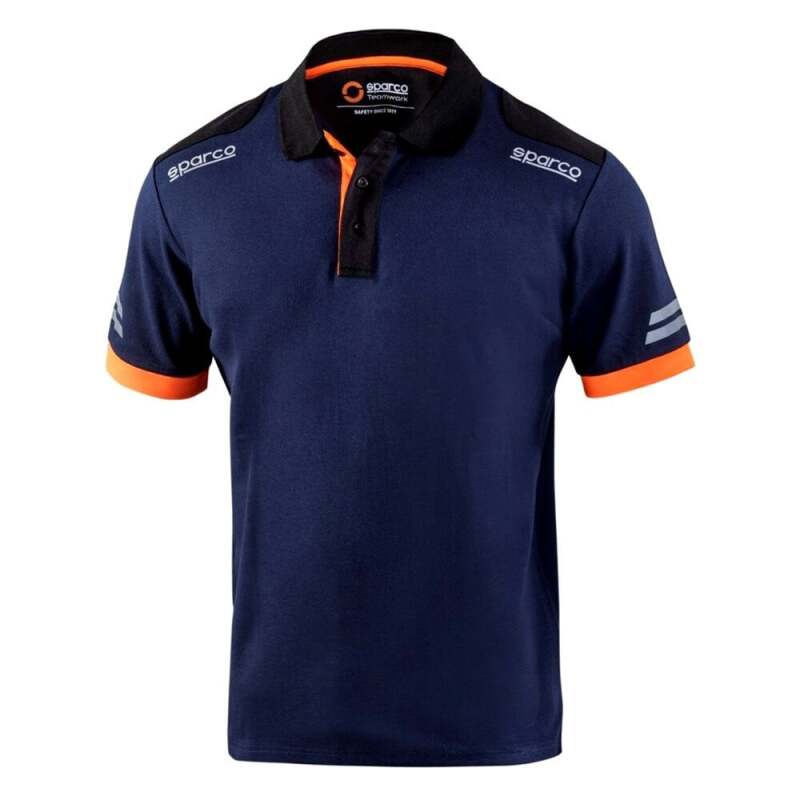 Sparco Polo TW XXL - Navy/Orange - 02415BMAF5XXL