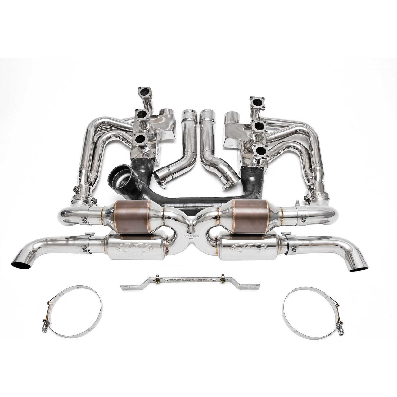 Fabspeed Porsche 964 Carrera RSR Header Muffler Kit (1989-1994)