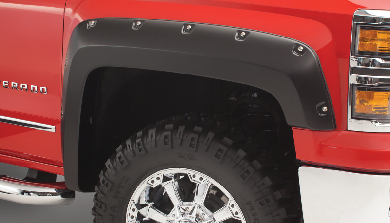 Bushwacker 11-16 Volkswagen Amarok Pocket Style Flares 4pc 61.2in Bed - Black - 171901-02