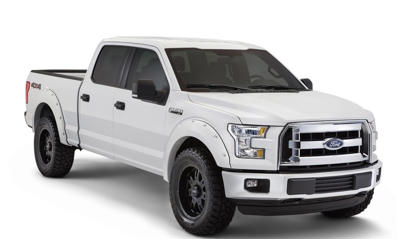 Bushwacker 18-19 Ford F-150 Pocket Style Flares 4 pc - Oxford White - 20945-12