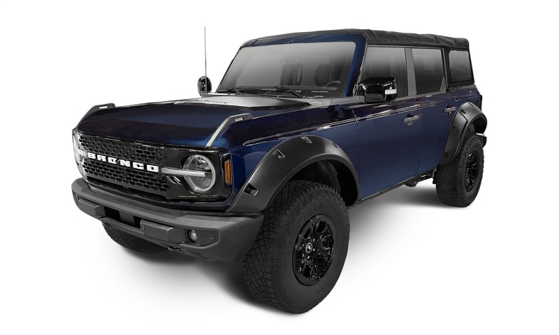 Bushwacker 2021+ Ford Bronco 4-Door Pocket Style Flares 4pc - Black - 20960-02