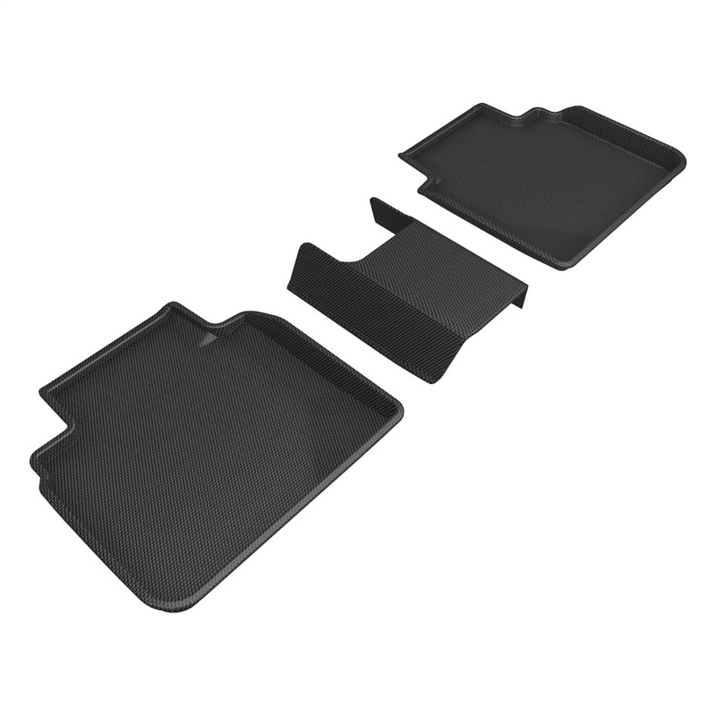 3D MAXpider 2023-2024 Honda Accord Kagu 2nd Row Floormats - Black - L1HD13421509
