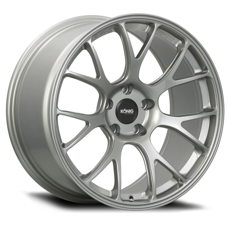 Konig Forged F1M 18X10.5 5X130 ET44 Ash Silver Knurled Bead - F1M0853044S