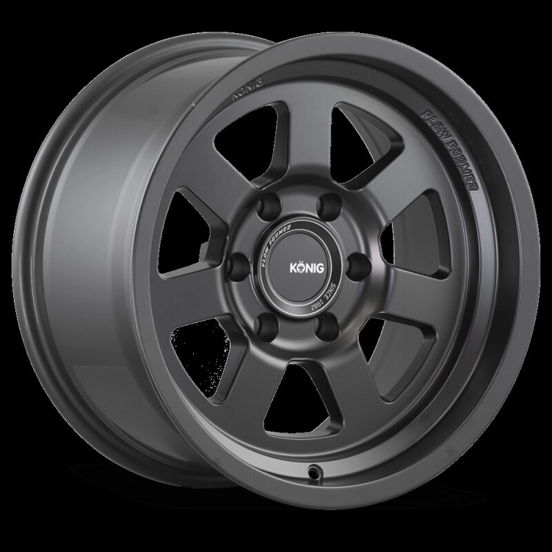 Konig HT2 17X8.5 6X139.7 ET-6 Matte Black - H2876139N65