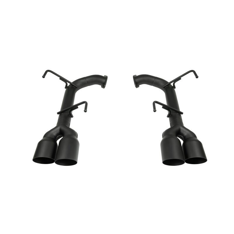 Remark 15-22 Subaru WRX STi VA Axle Back Exhaust Stainless Steel Single Wall Tip 4in Cerakote Black - RO-TSVA-S4B